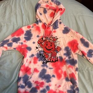 Tie dye koolaid man sweater